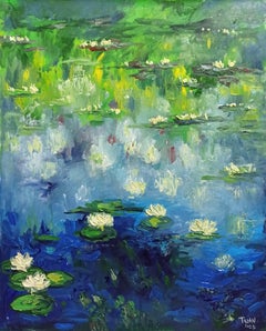 Mélodie colorée, peinture, acrylique sur toile