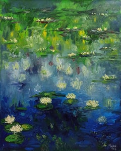 Mélodie colorée, peinture, acrylique sur toile