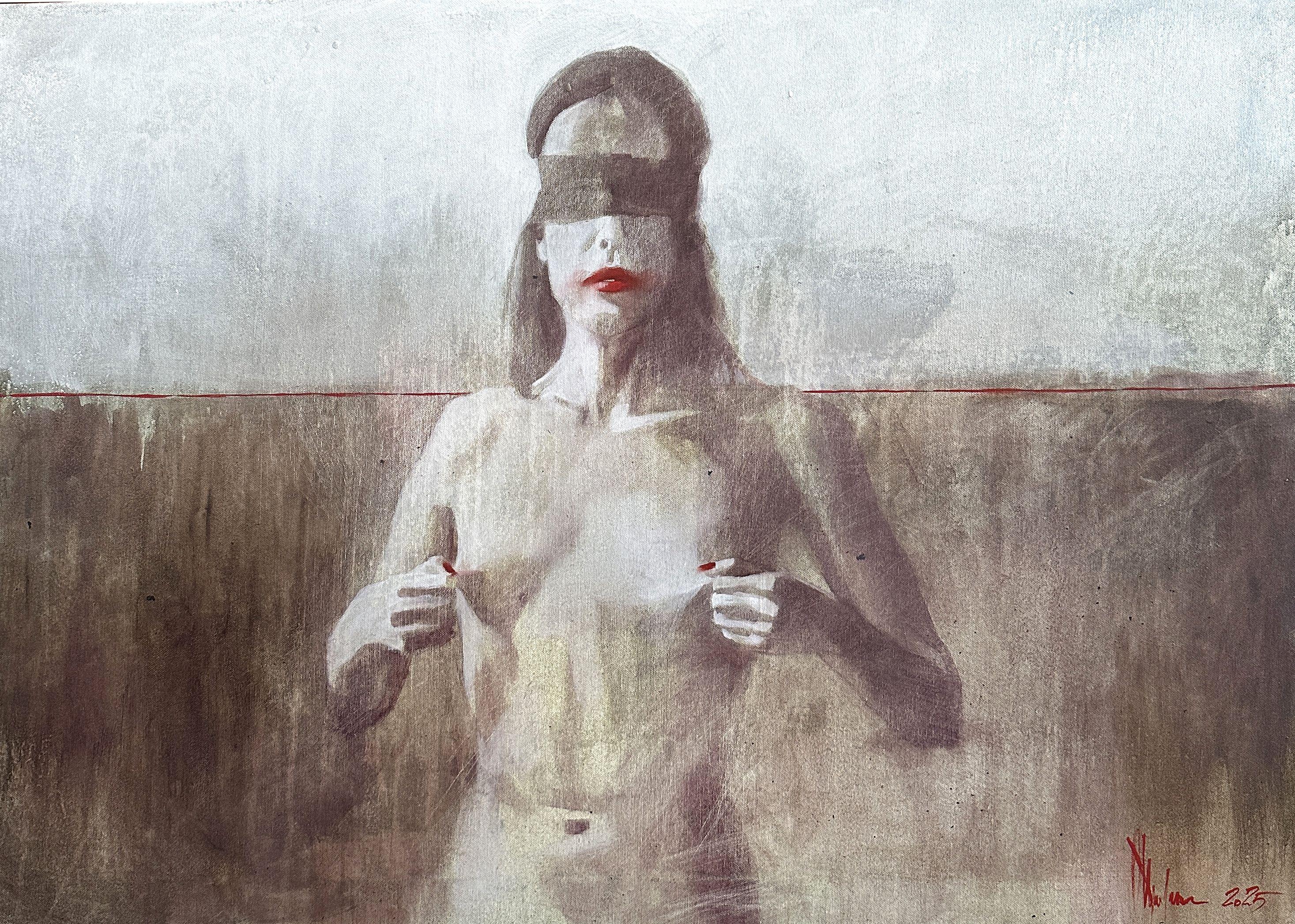 Limites du secret, peinture, huile sur toile