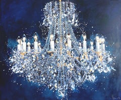 Chandelier #9. Harmony., Painting, Oil on Canvas