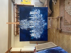 Chandelier #9. Harmony., Painting, Oil on Canvas