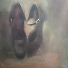 Sogni di scarpe 2., Pittura, Olio su tela