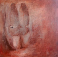 shoe dreams., Painting, Oil on Canvas