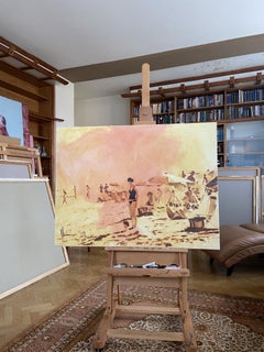 Il calore. Luglio, Pittura, Olio su tela