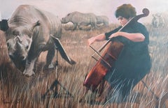 Un plein air spensierato., Pittura, Olio su tela