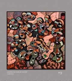 Le tournant inattendu du destin, peinture, huile sur toile