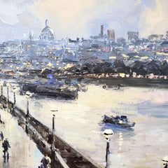 Londres, peinture, huile sur toile