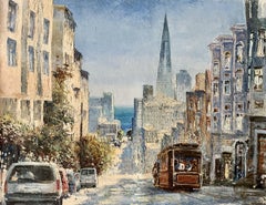 San Francisco, peinture, huile sur toile