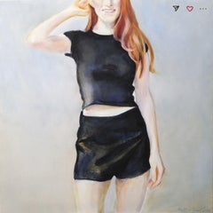 Comme 80 x 80 cm, peinture, huile sur toile