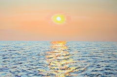 Suave atardecer 9., Pintura, Acrílico sobre lienzo