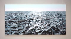 Ocean Glow 3, Painting, Acrylic on Canvas