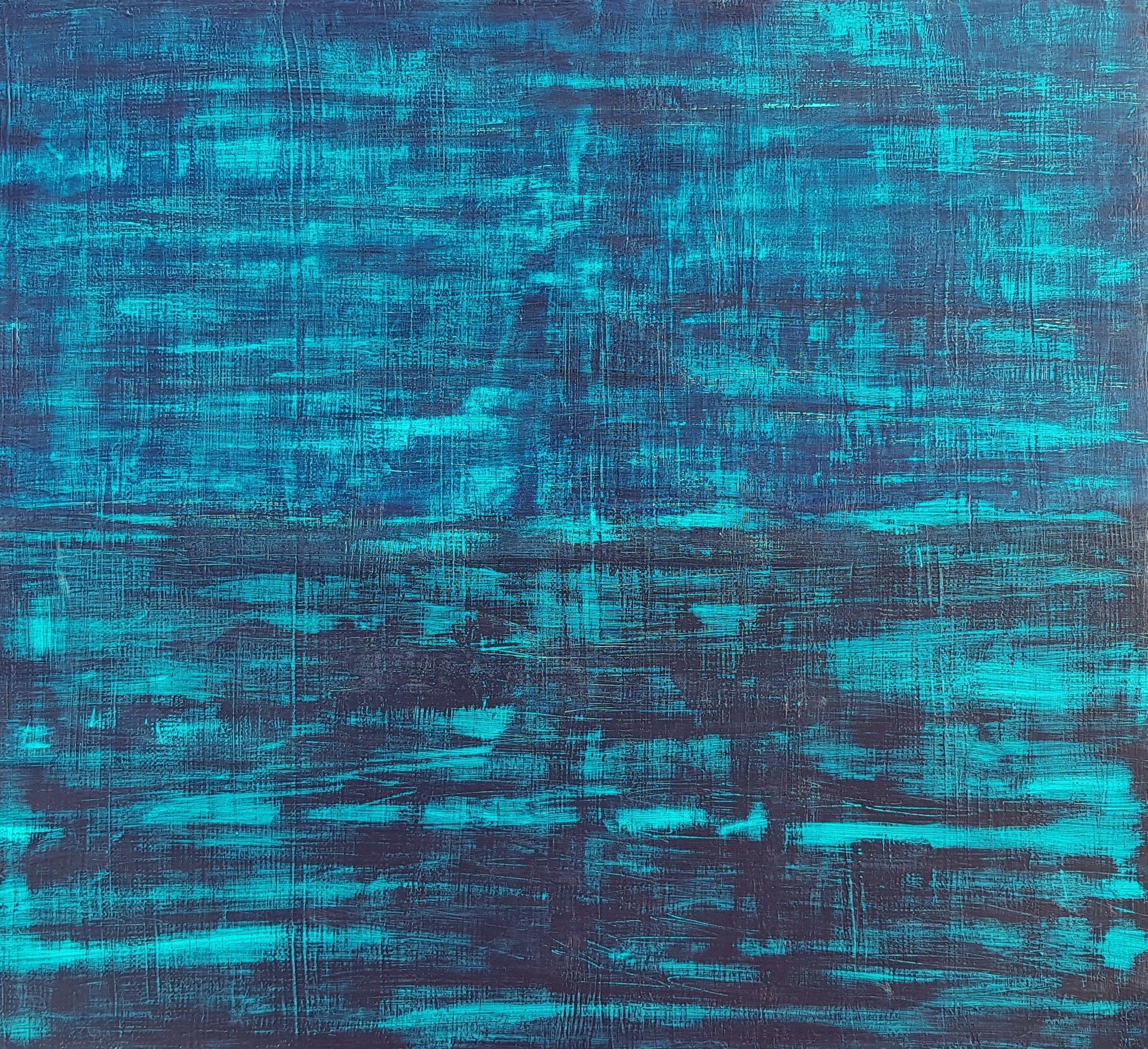 Starry night, Painting, Acrylic on Canvas
