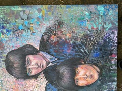 Die Käfer, Gemälde, Acryl auf Leinwand