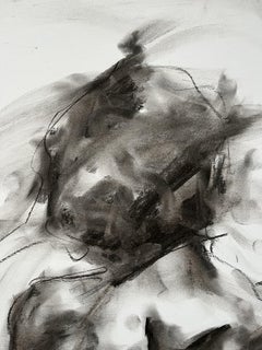 Reflections, Zeichnung, Kohle auf Papier