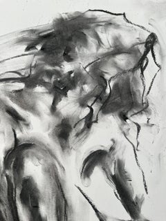 Devine Moment, Drawing, Charcoal on Paper