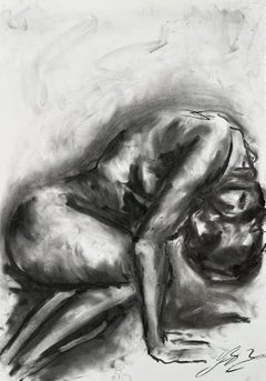 Inner Strength, Drawing, Charcoal on Paper