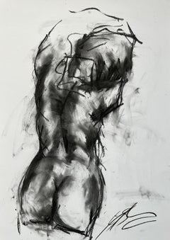 Desires, Drawing, Charcoal on Paper