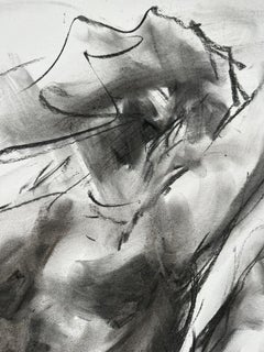 Fortune, dessin, fusain sur papier