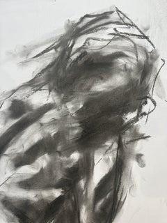 Tears, Drawing, Charcoal on Paper