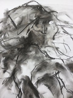 That High, Zeichnung, Zeichenkohle auf Papier