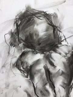 Slow It Down, dessin, fusain sur papier