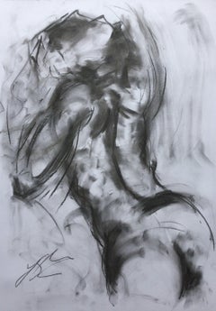 Expérience, dessin, fusain sur papier