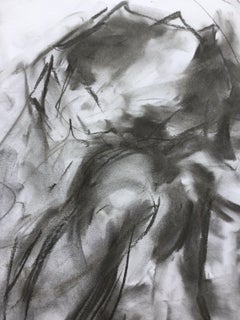 Expérience, dessin, fusain sur papier