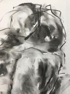 Sentiment d'été, dessin, fusain sur papier