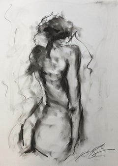 New Dimension, Drawing, Charcoal on Paper