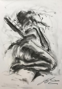 Let Me In, Drawing, Charcoal on Paper
