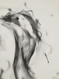 Live In The Now, Drawing, Charcoal on Paper
