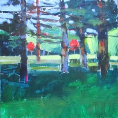 Terreno del monastero V, Pittura, Acrilico su tela