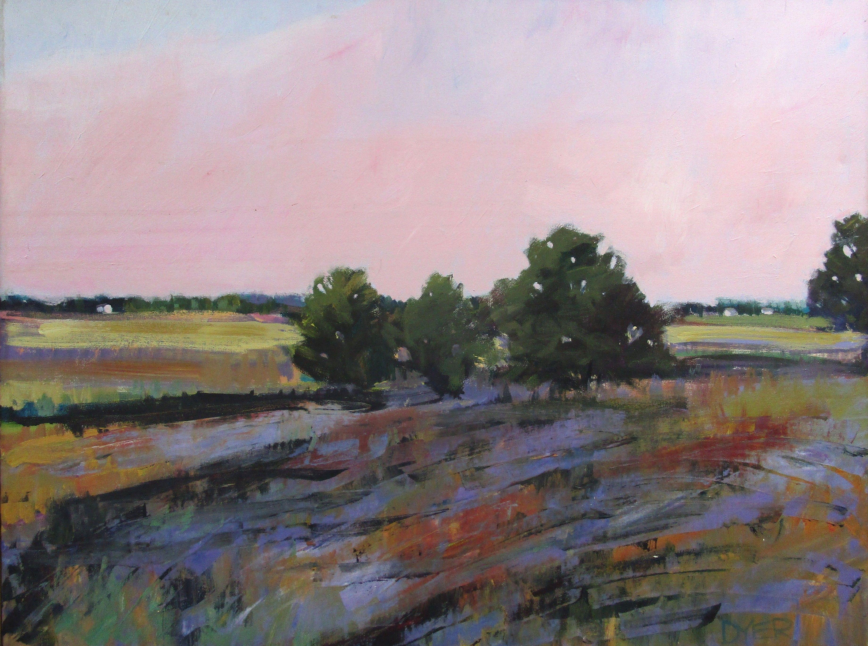 Maryland Dusk, Painting, Oil on Canvas