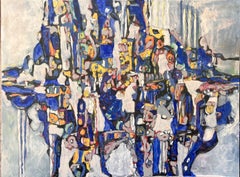 WAKE UP BLUE 15, Painting, Acrylic on Canvas