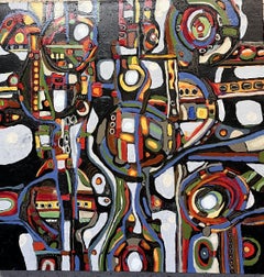 SPACES 6, peinture, acrylique sur toile