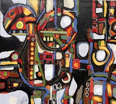 SPACES 6, peinture, acrylique sur toile