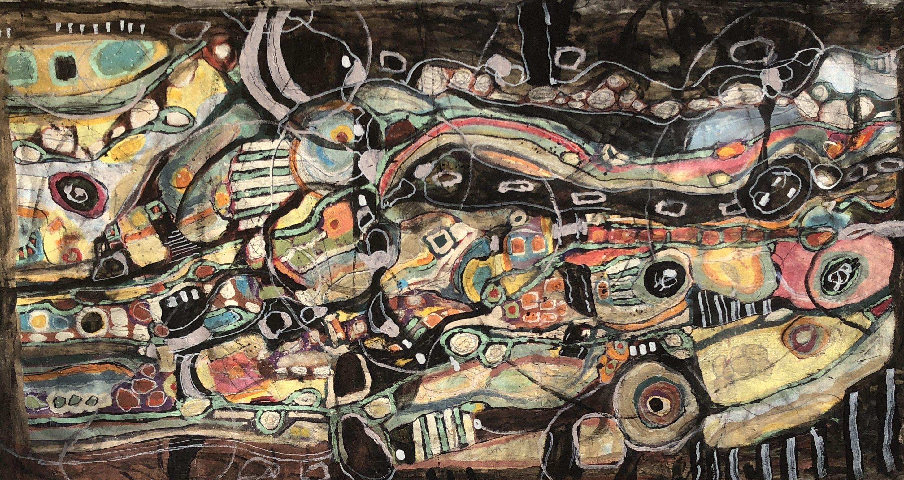 EVOLUTION 15, peinture, acrylique sur toile - Art de Jeffrey Davies