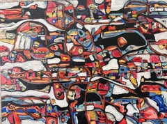 BEYOND THE BEYOND #12 --Horizontal/vertical, Painting, Acrylic on Canvas