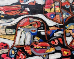 BEYOND THE BEYOND #12 --Horizontal/vertical, Painting, Acrylic on Canvas