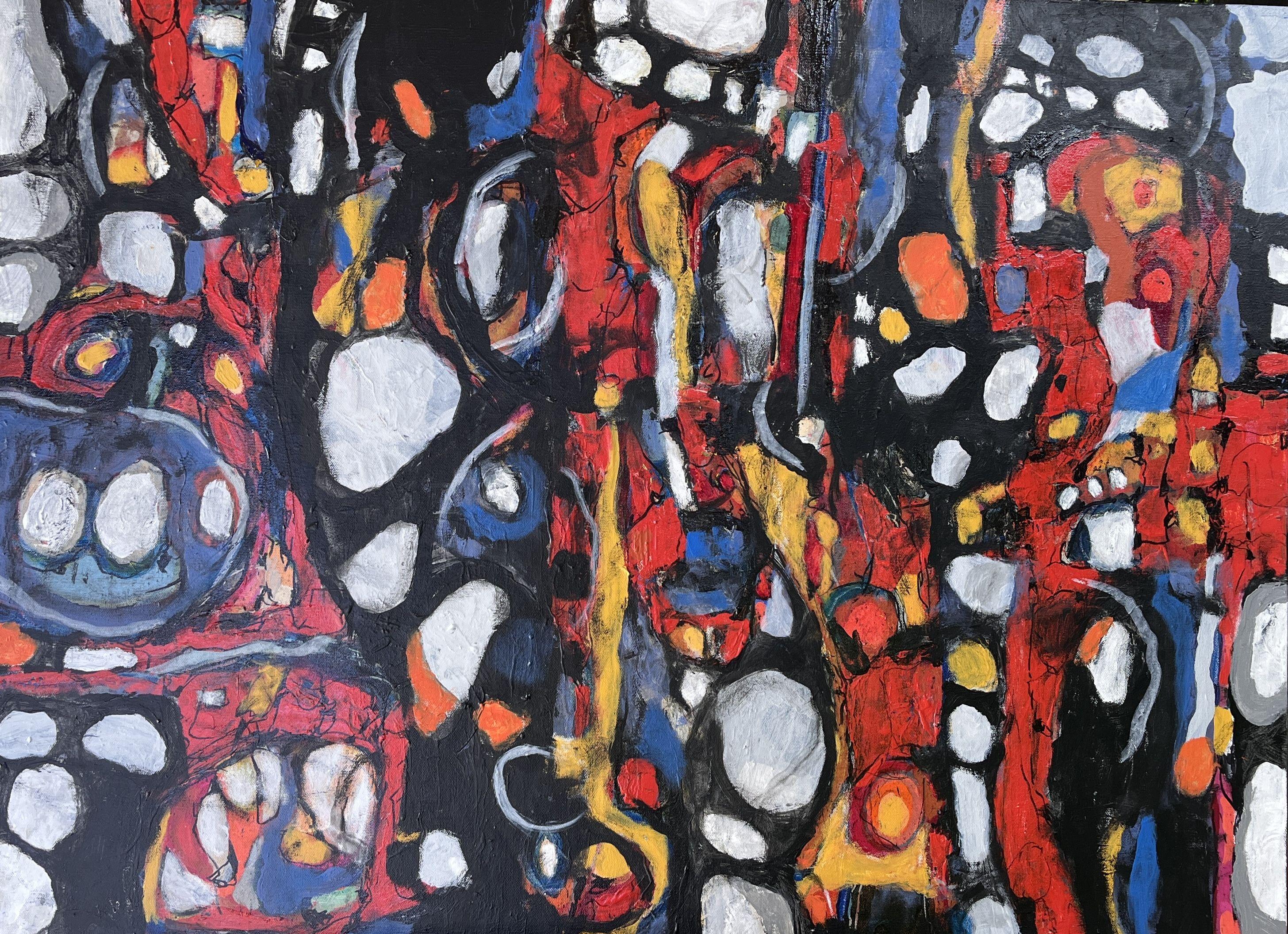 Beyond The Black 10, peinture, acrylique sur toile