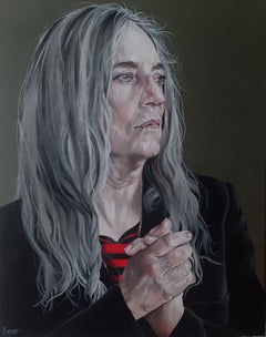 Subestimada...Patti Smith, Pintura, Óleo sobre lienzo