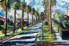 Hancocks Park, Gemälde, Acryl auf Leinwand