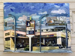 Mini Mall, Malerei, Acryl auf Sonstiges