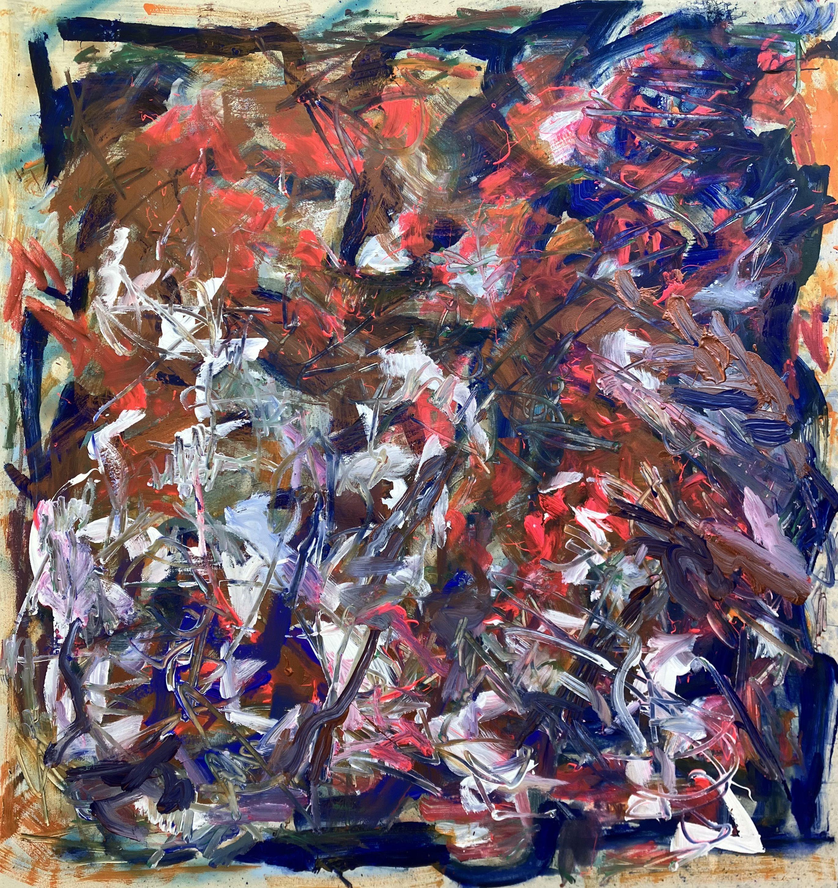 Ohne Titel abstrakt #4, Malerei, Acryl auf Leinwand