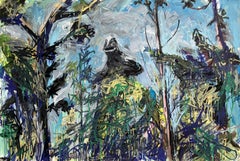 Godzilla, Pittura, Acrilico su carta