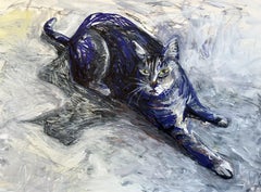 Silver in the Sun, Malerei, Acryl auf Papier