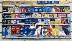 Beer Aisle, Painting, Acrylic on Canvas