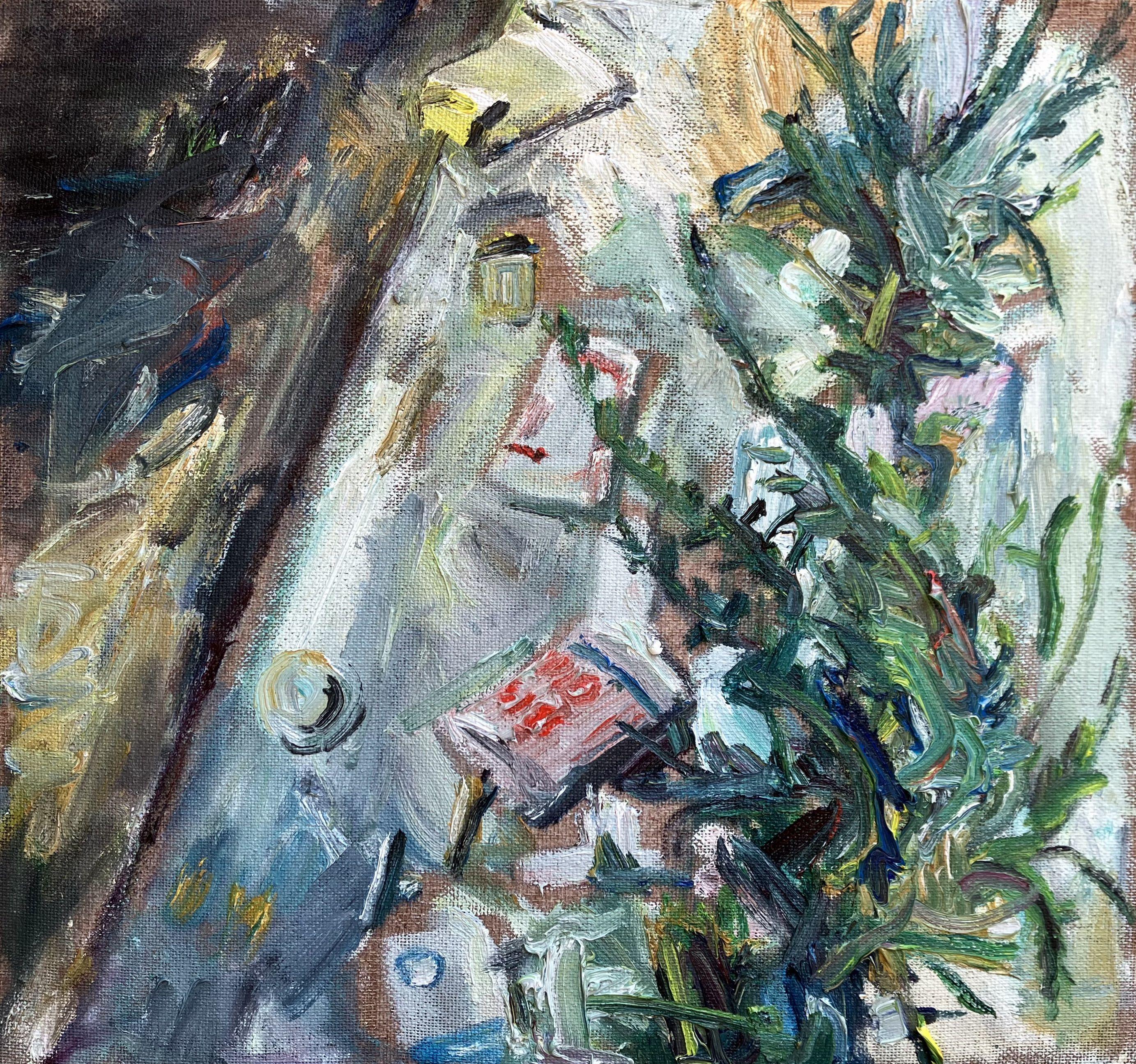 LA Sidewalk #2, Painting, Oil on Other