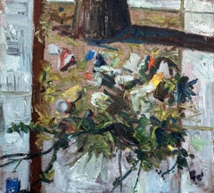 LA Sidewalk #1, Pintura, Óleo sobre Otro
