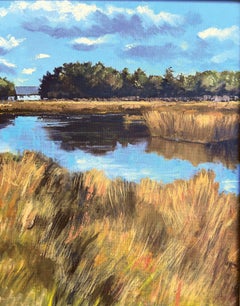 Lofts Lake, Fall, Painting, Oil on Canvas